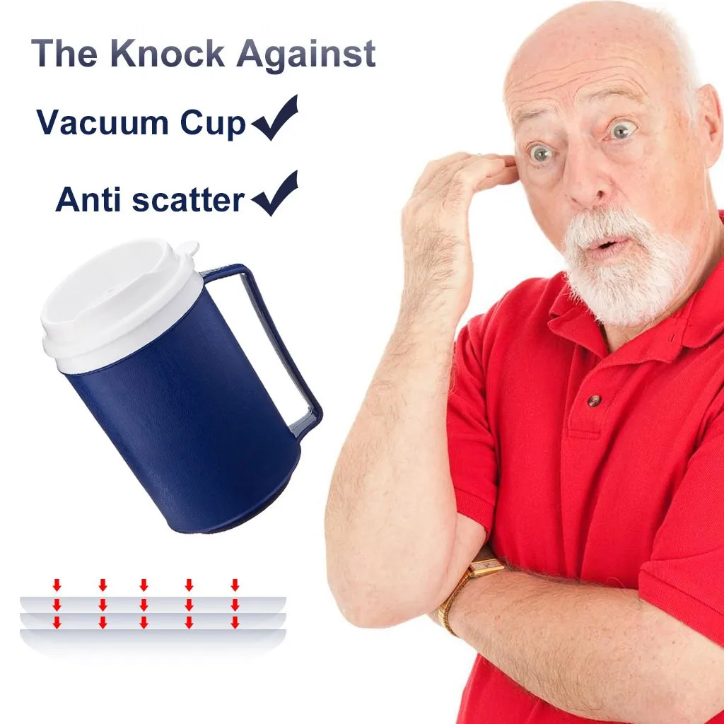 

Saingace Blue Travel Coffee Cup Thermal Cup Durable Container With Cover 12 OZ Thermal Cup Coffee Mug Water Office Business #45