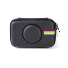 Красочная Высококачественная сумка из искусственной кожи для камеры Ретро защитный чехол для Polaroid Snap Touch модель камеры s(только чехол) черный