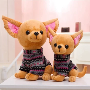 

Cute Chihuahua Puppy Lovely Dog Simulation Animal New Doll