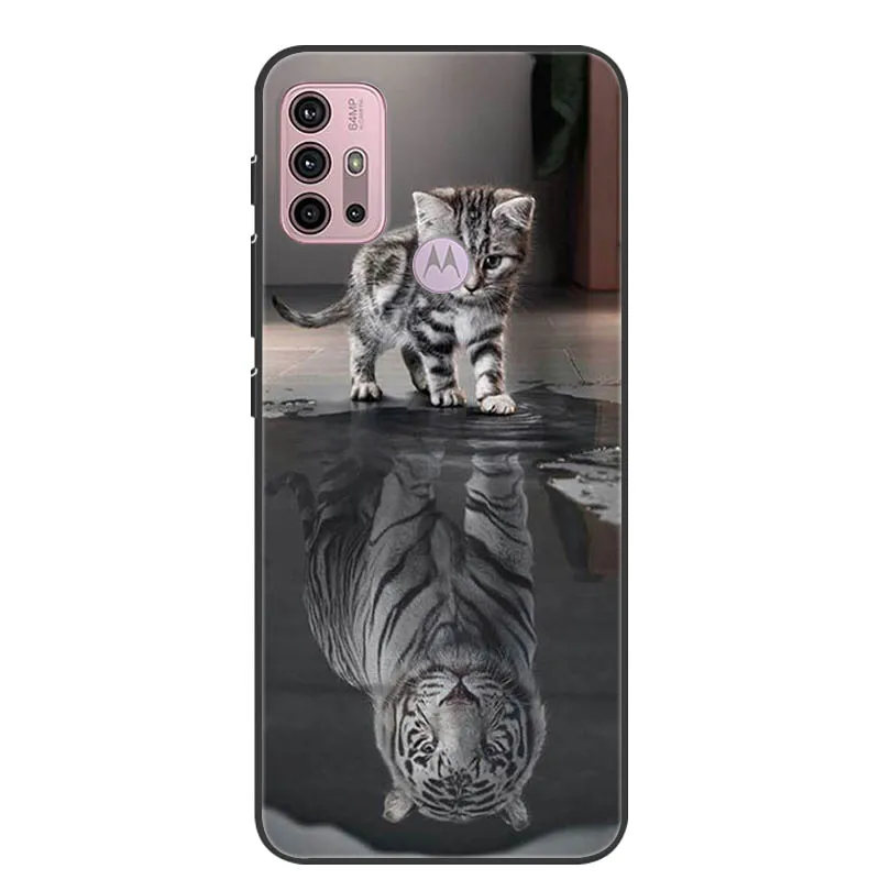 Fashionable Soft Silicone Back Cover Phone Case - Fits 6.5'' Models