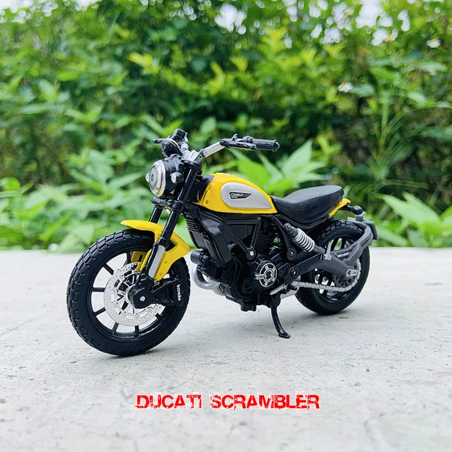 Maisto 1:18 16 styles Ducati Hypermotard original authorized simulation alloy motorcycle model toy car gift collection Scrambler