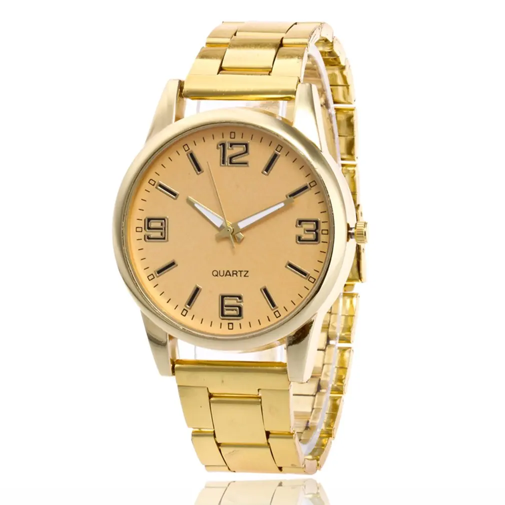 Дропшиппинг платье часы модные дешевые кварцевые наручные часы relojes mujer розовое золото Сталь сплав ремешок для мужчин женщин Подарки
