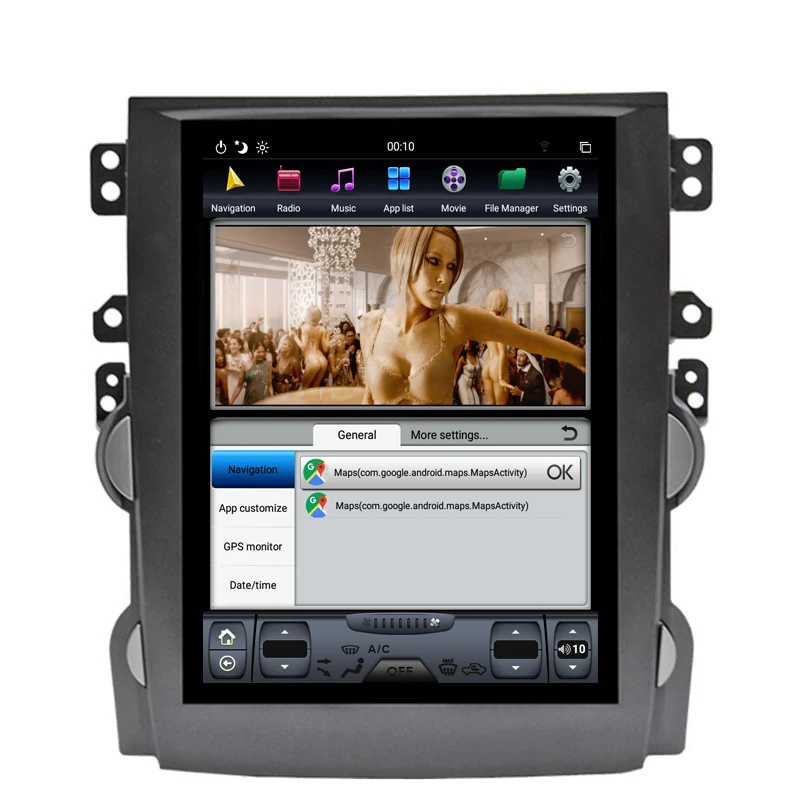 Clearance NAVITOPIA 10.4inch 4G+64GB Tesla Style Vertical Screen Android 8.1 Car DVD GPS Navigation for Chevrolet Malibu 2012-2015 17