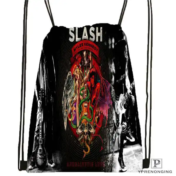 Drawstring Backpack Custom Slash Bridgestone походная сумка на шнурке милый рюкзак для детей(черная спинка) 31x40 см#180531-04-54 - Цвет: Drawstring Backpack