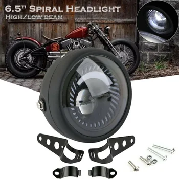 

6500K LED Headlight 600LM 6.5 Inch Bracket For Harley Replacement Set Motorcycle