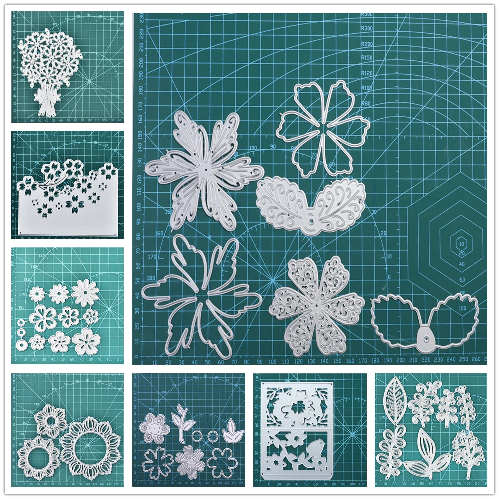 InLoveArts Leaf Series Metal Cutting Dies Flower Scrapbooking for Making Cards Decorative Embossing DIY Crafts Stencils Die Cuts