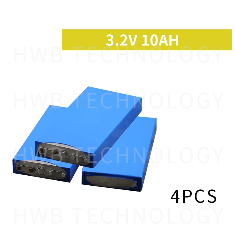 4 упаковки 3,2 v 10ah lifepo4 батарея 10ah 3,2 v 30A разрядка 10000mah Алюминиевый Чехол для 12v 10ah батарея DIY пакет электроинструментов