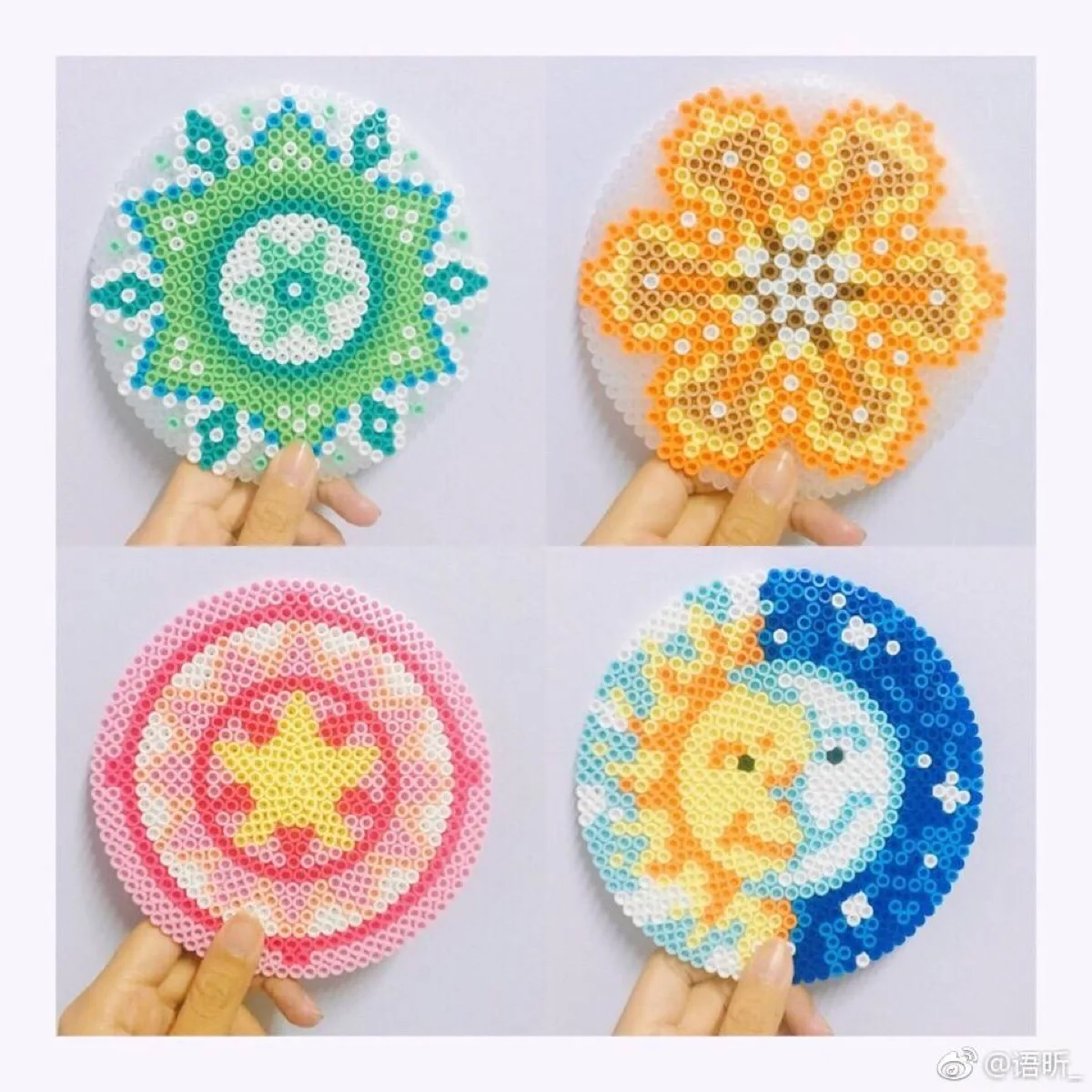 100g mini Perler Iron beads hama beads kids DIY colormixing