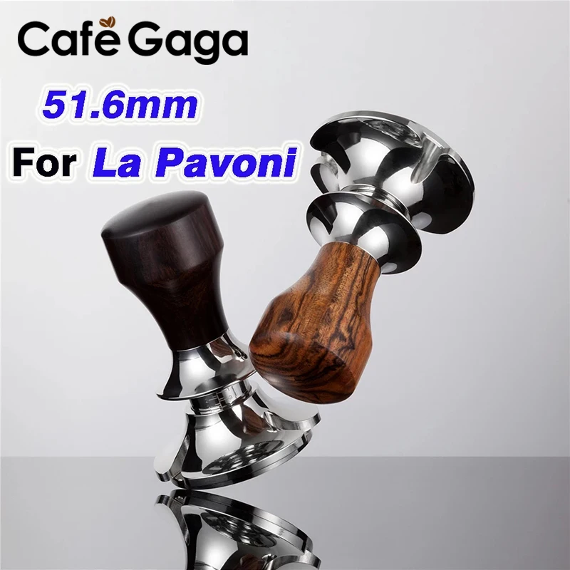 51.6Mm Per La Pavoni Elasticità Manomissione Del Caffè Regolabile Con Linee Di Scala Strumento Per Caffè Espresso A Martello In Polvere In Acciaio Ino
