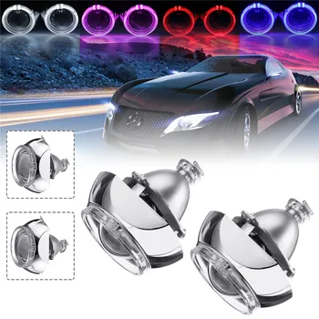 

NEW Projector Headlight Lenses Bi-xenon HID Projector LHD Pure White/Red/Blue/Purple For BMW Convertible Halogen Headlight