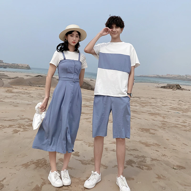 matching beach outfits for couples