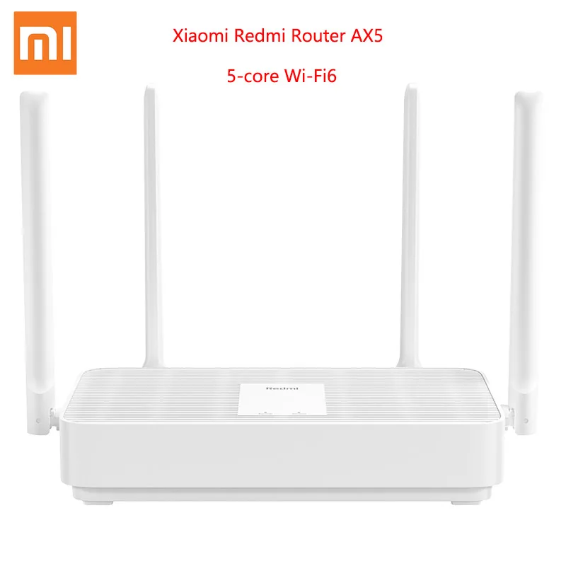 Роутер Xiaomi Redmi AX5 новейший 2020 5-ядерный Wi-Fi 6 сеть полный гигабитный порт