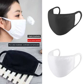 

Reusable Washable Men Women Mask Face Cover Unisex Cotton Mouth Mask Breathable