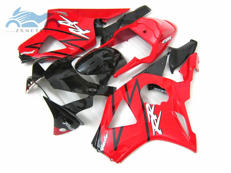 Бесплатный пользовательский обтекатель комплект Подходит для Honda CBR900RR954 2002 2003 ABS пластиковые комплекты обтекателей, CBR 900RR954 02 03 черный красный кузов ER08