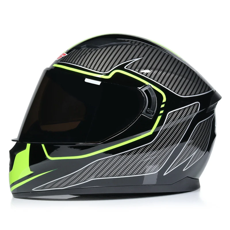 Гоночный мотоциклетный шлем для мотокросса, мотоциклетный шлем для мотокросса, мотоциклетный шлем, винтажные шлемы для мотокросса - Цвет: 10