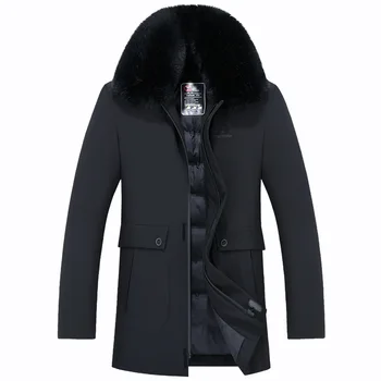 

2020 New Designer Men's Padded Jacket Winter Jacket Middle-aged Cotton-padded Jacket Thickened Father Winter Down Padded Jacket