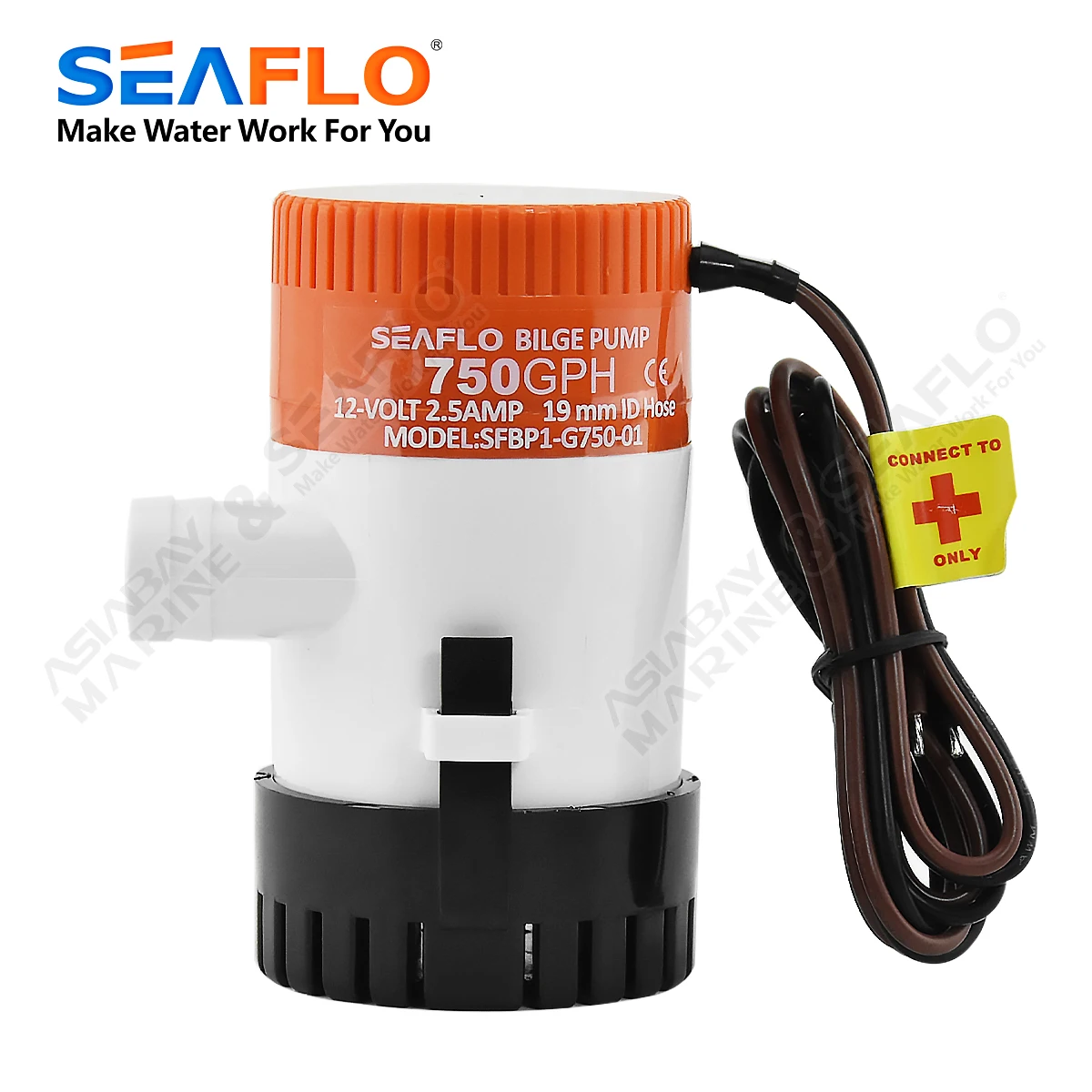 Seaflo Submersible Pump Electric Water Pump 750GPH Filter Water Mini