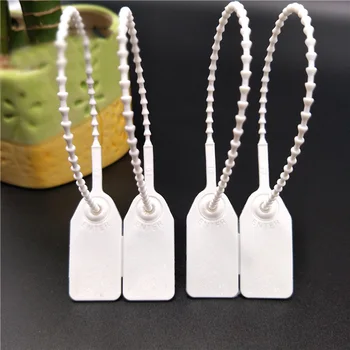 

100* PP Security Tags Numbered Pull Ties Secure Anti-Tamper Seals 5 Color Choose