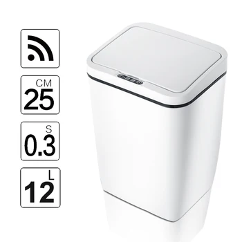 

Automatic Touchless Intelligent induction Motion Sensor Kitchen Trash Can Wide Opening Sensor Eco-friendly Waste Garbage Bin