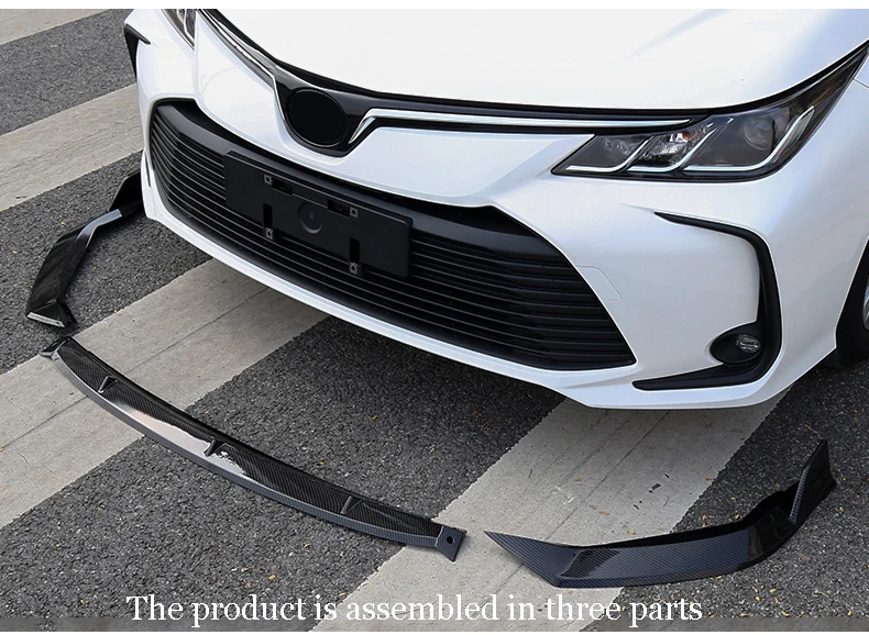 Для Toyota Corolla Hybrid Европейская версия передний бампер диффузор для губ защитная пластина спойлер комплект обшивки