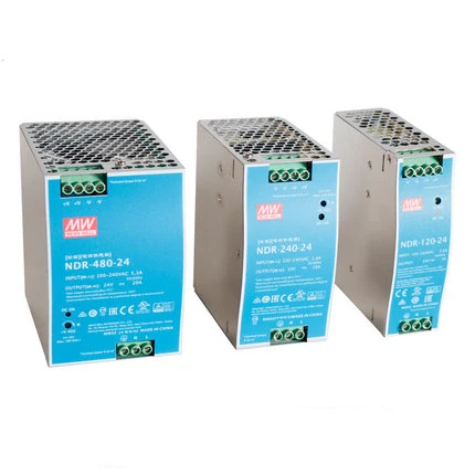 Бренд MEAN WELL представляет NDR 75 120 240 480 12V 24V 48 V meanwell Вт 12 В 24 один Выход промышленные