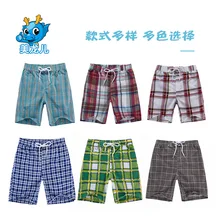 Стиль, летние пляжные штаны для мальчиков, разноцветные, не проливающиеся, впитывающие пот плавки, настраиваемые, повседневные, спортивные штаны