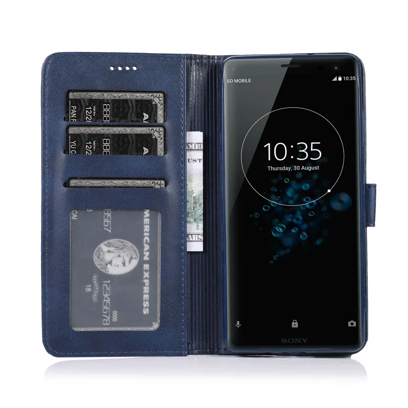 Ретро чехол для sony Xperia XZ2 XZ3 XZ4 чехол-кошелек Магнитный кожаный чехол-книжка для sony XZ 2 3 4 Чехол-футляр для телефона