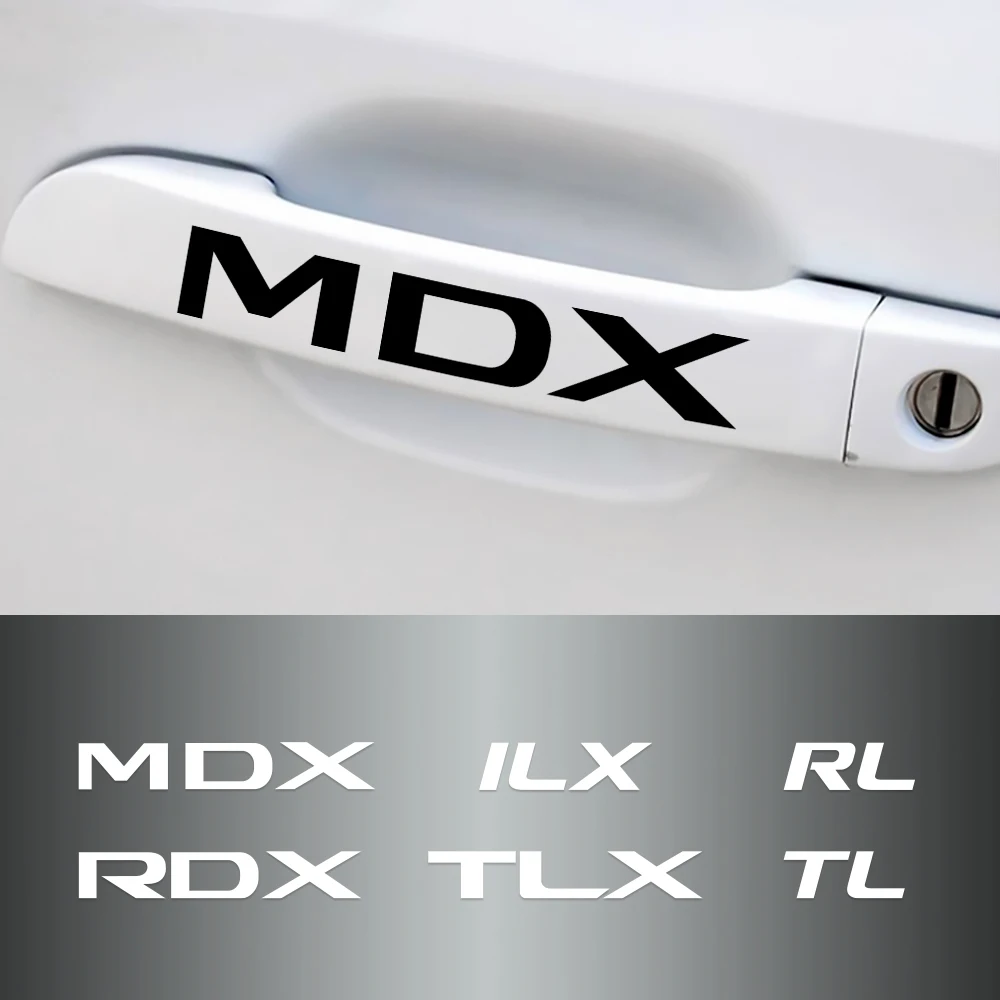 4 шт. для ACURA MDX ILX RDX TLX RL Автомобильная Светоотражающая ручка стеклоочистителя