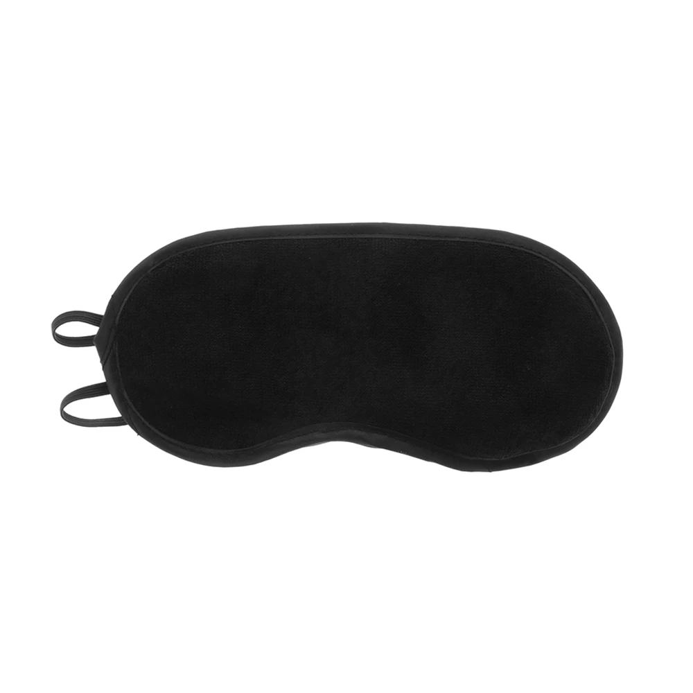 black 1 шт., голубые, розовые, красные, черные защитные очки для век, маска для сна, защита глаз, Мягкая повязка на глаза, хлопковое покрытие для глаз, повязка на глаза - Цвет: black
