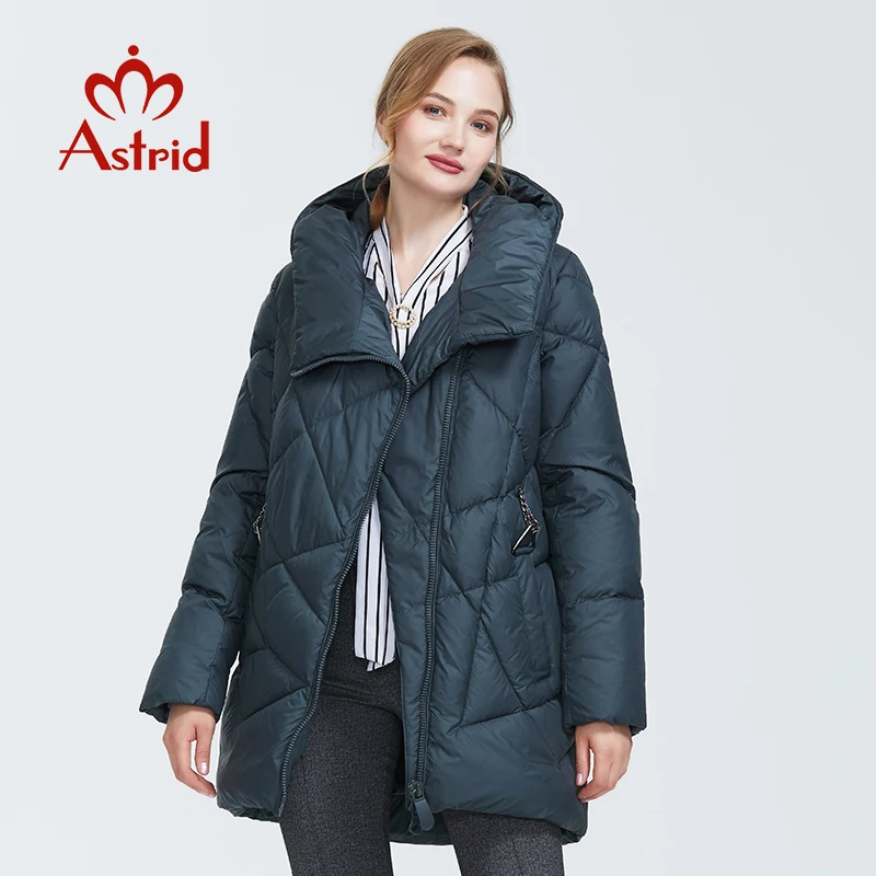 Astrid 2019 Зима новое поступление пуховик женская свободная одежда верхняя высокое