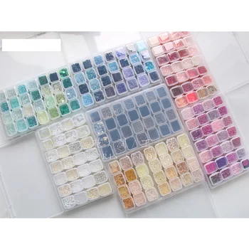 

28 Colors Mixed Beads Sequins Diy Jewelry Garment Embroidery Accessories Tools Jewelry Making Hand Made Crystal Beads