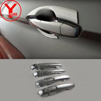

chrome door handle cover for Mitsubishi xpander 2017 2018 ABS car styling handles exterior parts accessories for xpander YCSUNZ