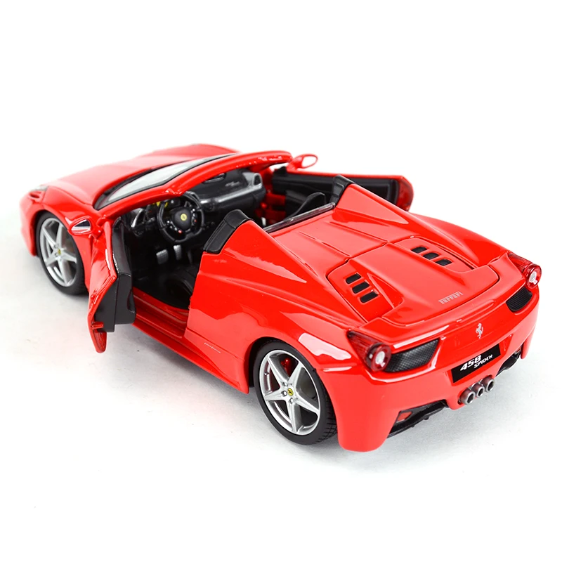 Bburago 1:24 458 Spider 250GT 488 PIsta F40 F12 tdf 599GTO спортивный автомобиль статическое моделирование литья под давлением сплав модель автомобиля