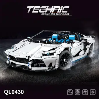 

New Technic Building Blocks Series MOC Racing Car Hood Can Be Opened Bricks Set Toys for Children Christmas Gift 3712PCS