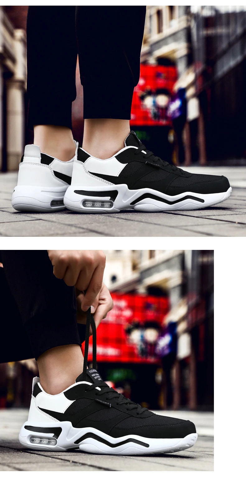 M- Casual tide shoes lightweight cushioning wear-resistant breathable cushions with outdoor personality wild men's shoes