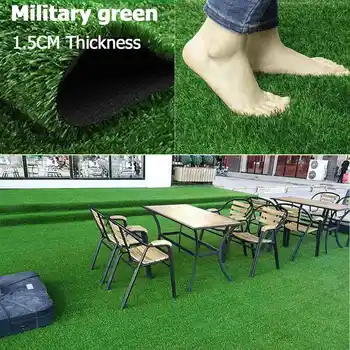 

Artificial Lawn Outdoor Decoration Green Enclosure Turf Playground Wedding Artificial Turf for Courtyard School Golf