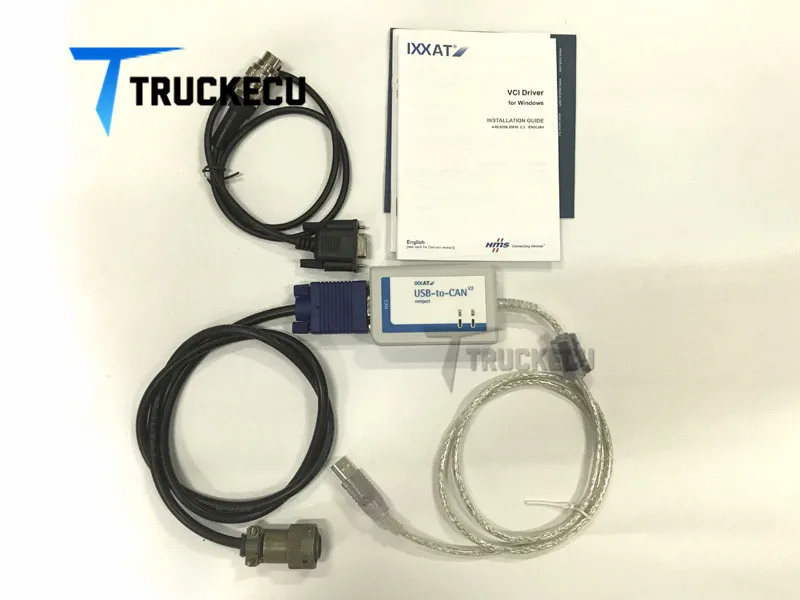 Для диагностического набора MTU (USB to CAN V2) Diasys 2 7 USB key IXXAT TO V2 compact + ADEC MDEC cable|Кабели