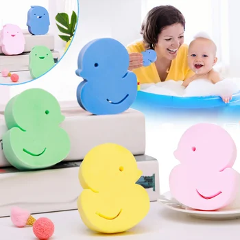 

2019 Hot Wholesale Exfoliating Bath Sponge Cartoon Shape Foam Rub Shower Sponge Soft Scrubber Brush for Baby Kids Adults M3