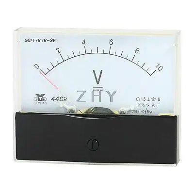 

Measurement Tool Analog Panel Voltmeter DC 0 - 10V Measuring Range