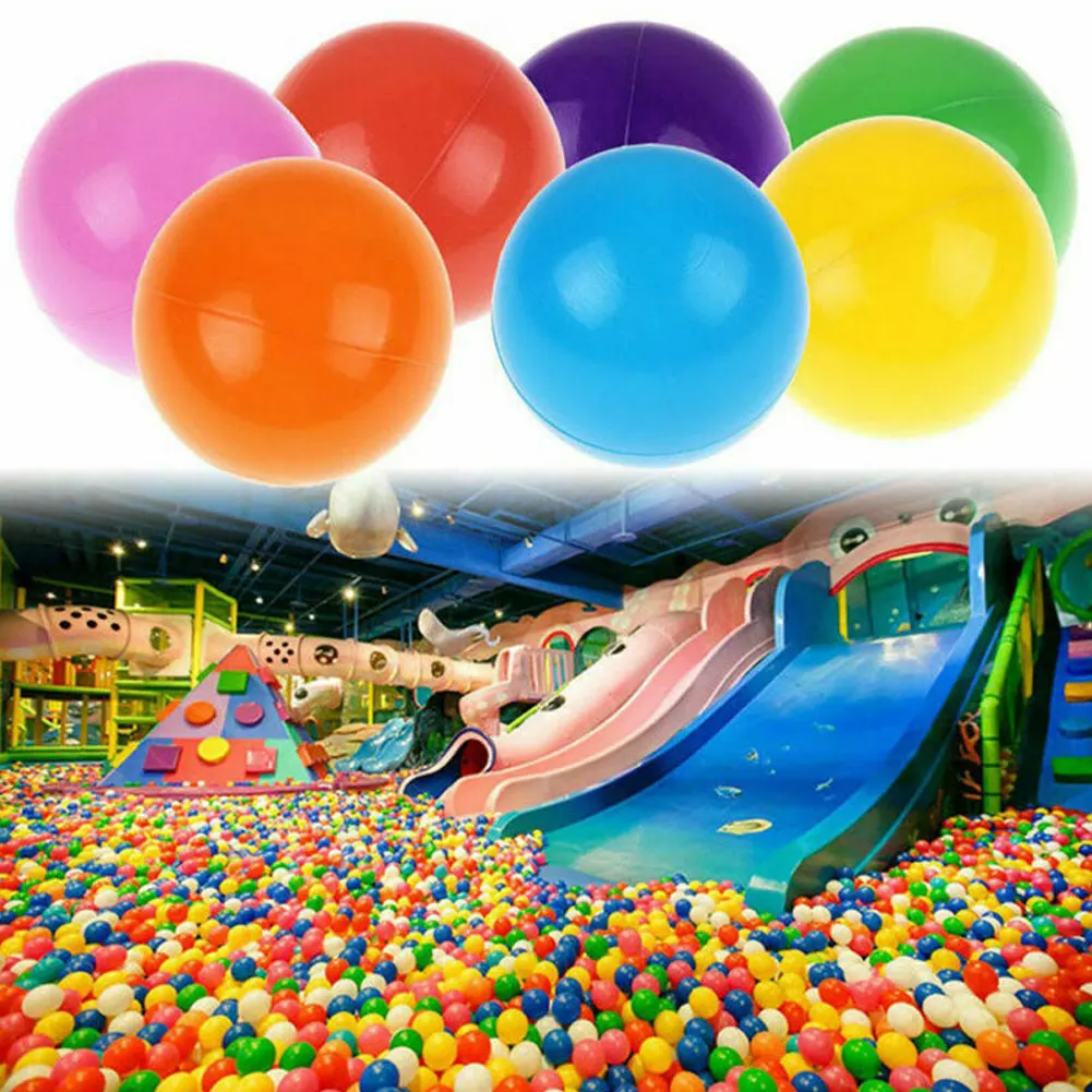 100 шт Красочный красочный шарик Забавный шарик мягкий бассейн с шариками Babys детский бассейн игрушка мягкий детский бассейн игрушки лот 5,5 см