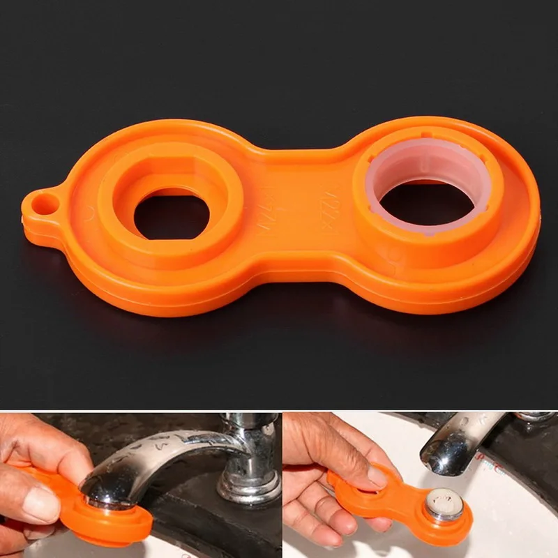 

Plastic Sprinkle Faucet Aerator Tool Spanner Wrench Repair Tool Faucet Aerator Repair Kit Replacement Tool Spanner hot