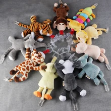 Jouet de sucette détachable en peluche, Animal créatif, Lion, licorne, éléphant, pour bébé, vente en gros