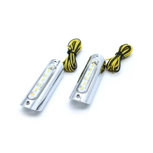 Универсальный мотоциклетный светильник поворотного сигнала с ручкой, светодиодный светильник поворотного сигнала, индикатор, светильник на руль для Honda Yamaha Suzuki