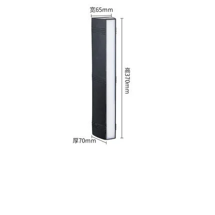 Led outdoor wall garden outdoor corridor hallway stairs villa garden wall pillars double foco led sconce waterproof terrance