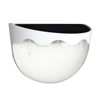 

6 LEDs Solar Lamp Sensor Waterproof Solar Light White Light Fence Gutter Garden Yard Roof Wall Lamp Dropshipping