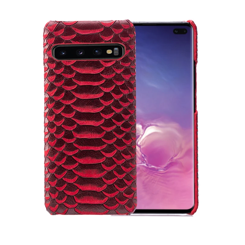 Чехол для телефона для Samsung Galaxy S6 S7 S8 S9 S10 Plus, Note 8, 9, 10, плюс кожи питона текстура для A20 A30 A50 A70 A5 A7 A8 чехол
