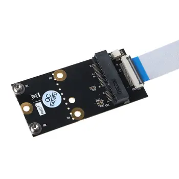 

M.2 Key B/M/B+M to Mini PCI-E Adapter with FFC Cable for WiFi Combo Card