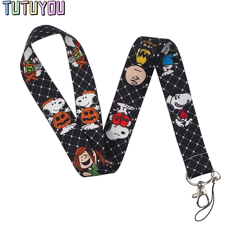 PC371 Dogs Lanyards Id Badge Holder Keychain ID Card Pass Gym Mobile Badge Holder Lanyard Key Holder