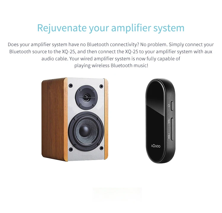 XDUOO XQ 25 XQ25 HiFi Audio Bluetooth 5 0 Portable Headphone Amplifier AMP ES9118 USB DAC NFC Pairing aptX XQ 25