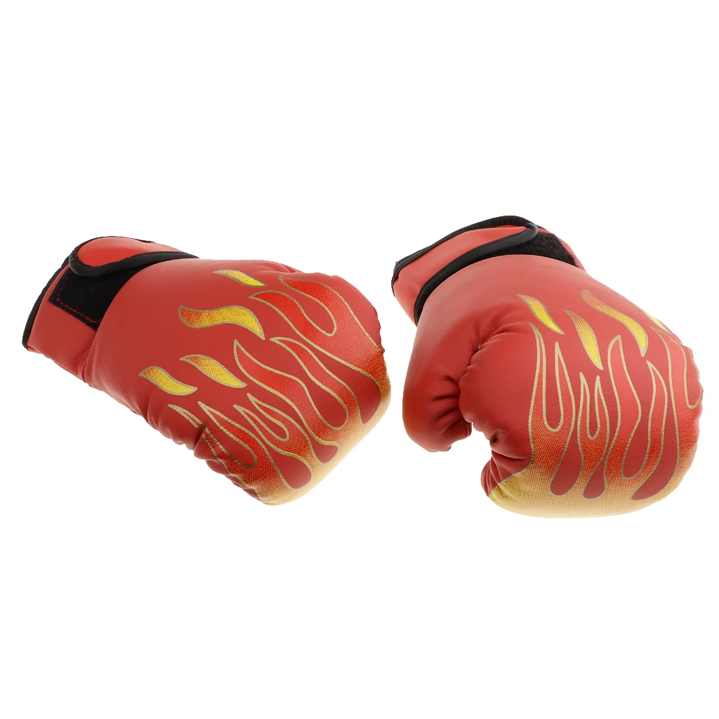 PU Sandbag Punch Training Kid Children Boxing Gloves for Age 4-12 Boys/Girls